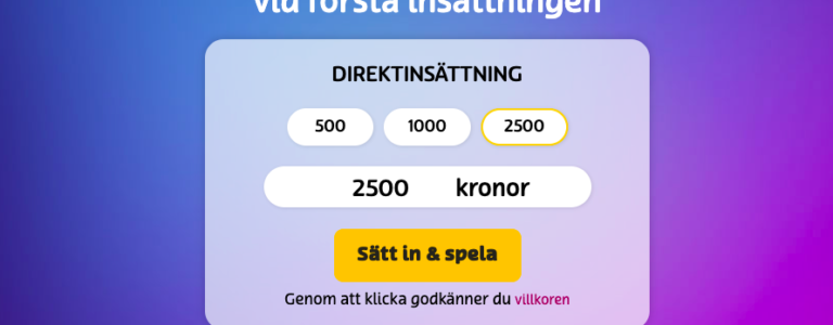 100 free spins utan omsättningskrav
