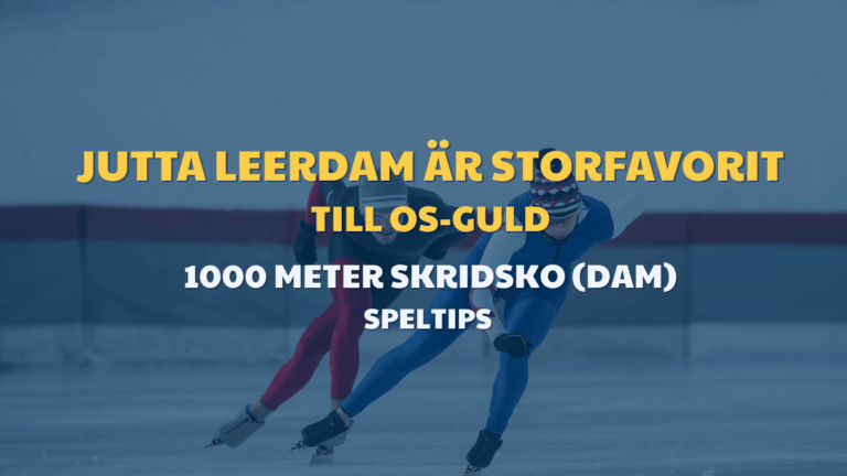 Jutta Leerdam jagar OS-guld på 1000 meter