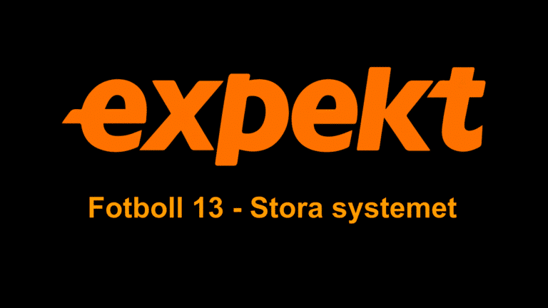 Fotboll 13 tips hos Expekt 27/9