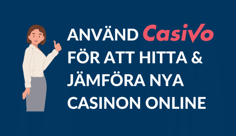 hitta nya casinon på casivo