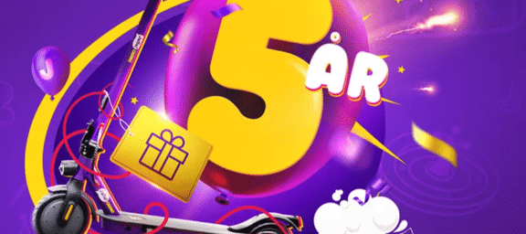 Jalla casino tävling: Firar fem år