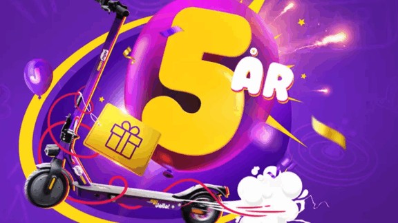 Jalla casino tävling: Firar fem år