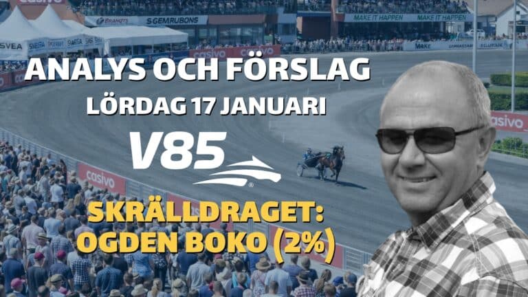 V85 Tips lördag 17/1