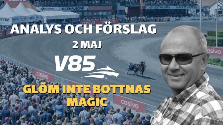 V85 tips lördag 2 Maj