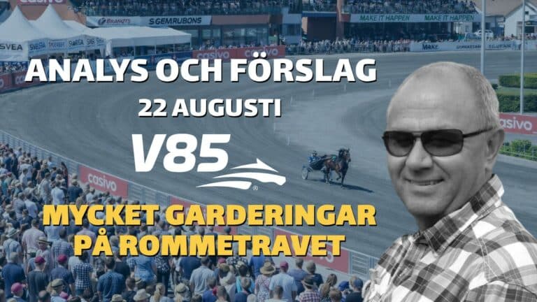 V85 Tips lördag 22 augusti