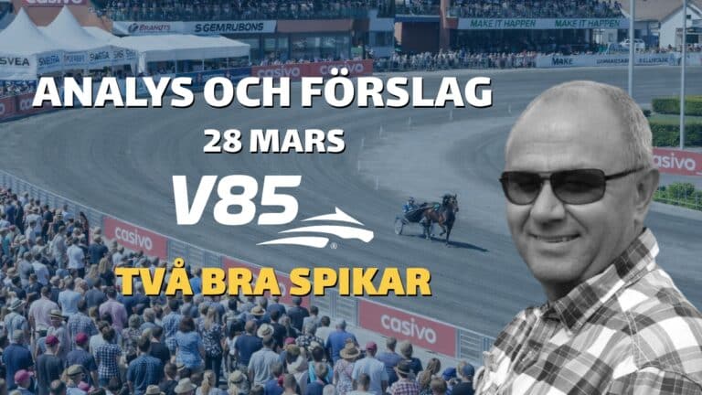 V85 Tips lördag 28 mars