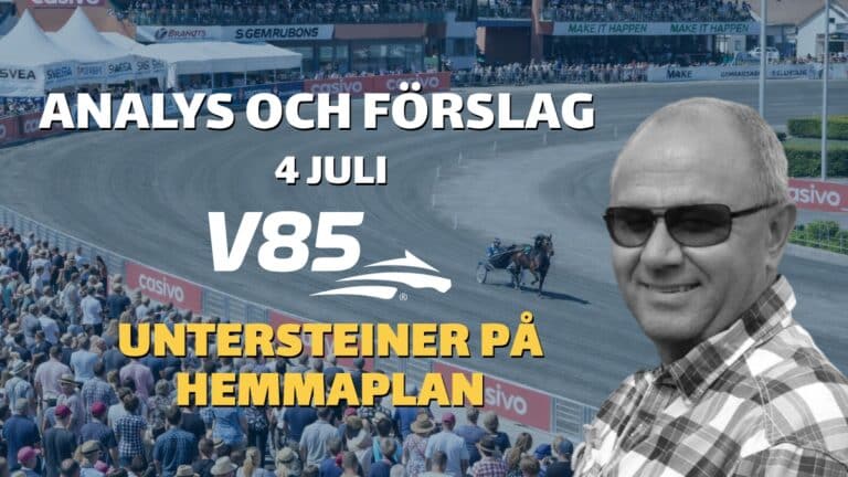 V85 tips lördag 4 juli