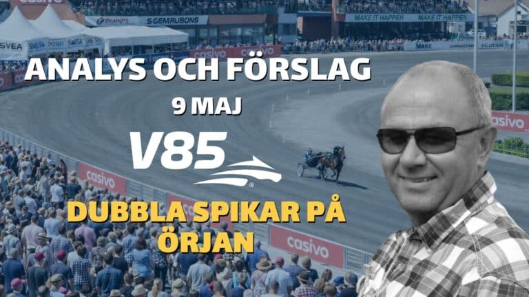 V85 Tips Lördag 9 Maj