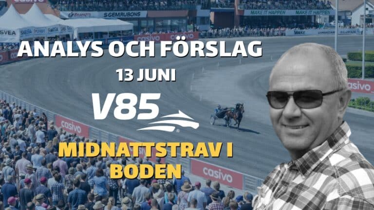 V85 Tips Lördag 13 juni