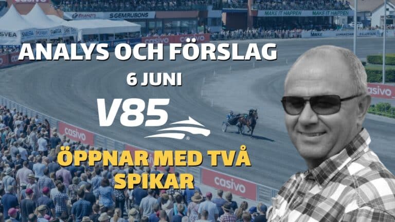 V85 Tips Lördag 6 Juni