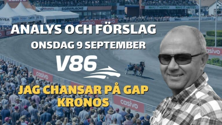 V86-tips onsdag 9 september
