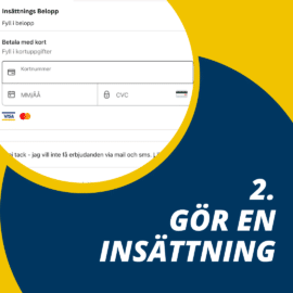 Gör en insättning