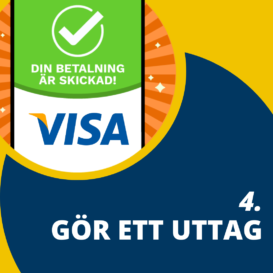 VISA betalning casino steg 4