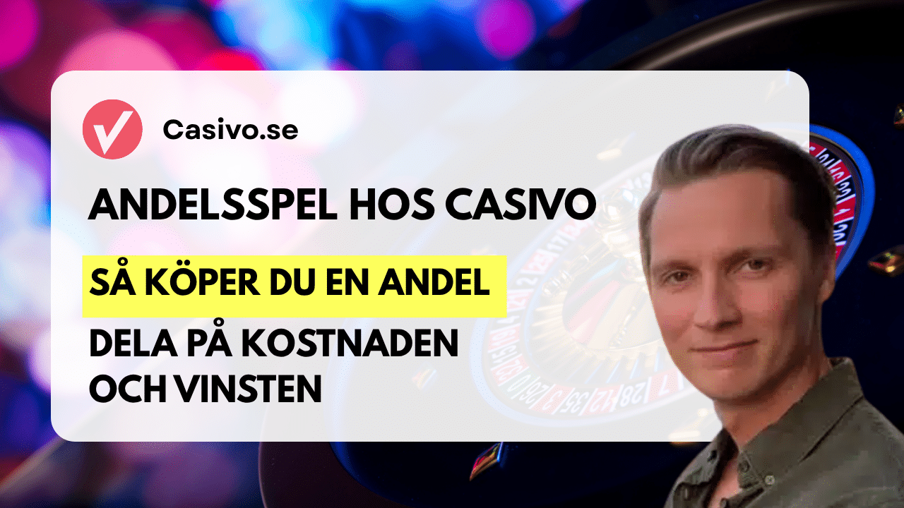Så fungerar andelsspel med Casivo