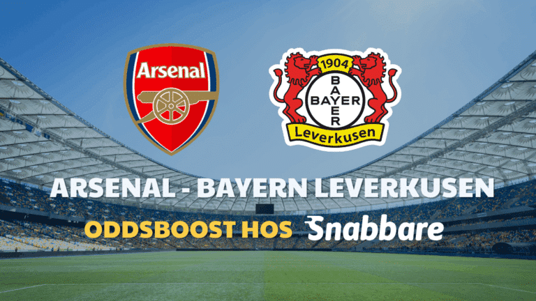 Speltips: Arsenal – Bayern Leverkusen 17/3 (Oddsboost)