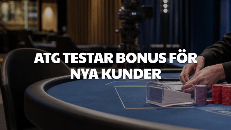 ATG testar bonus för nya kunder