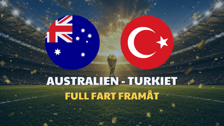 Australien – Turkiet: Speltips & Odds VM 2026