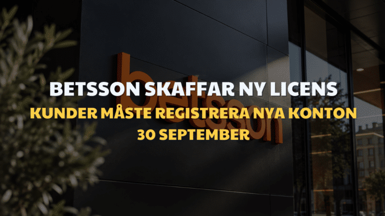 Betsson får ny svensk licens – gamla kunder kan få ny bonus