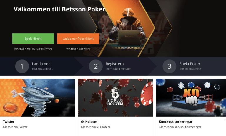 betsson poker