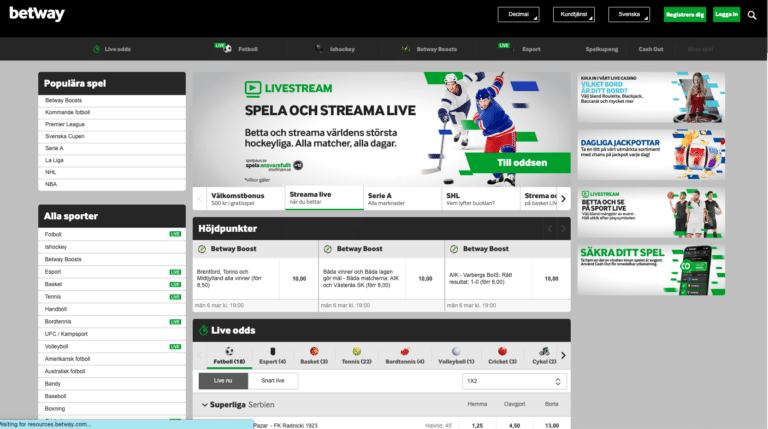 betway sportsbook