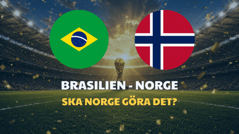 Brasilien – Norge: Speltips & Odds VM 2026