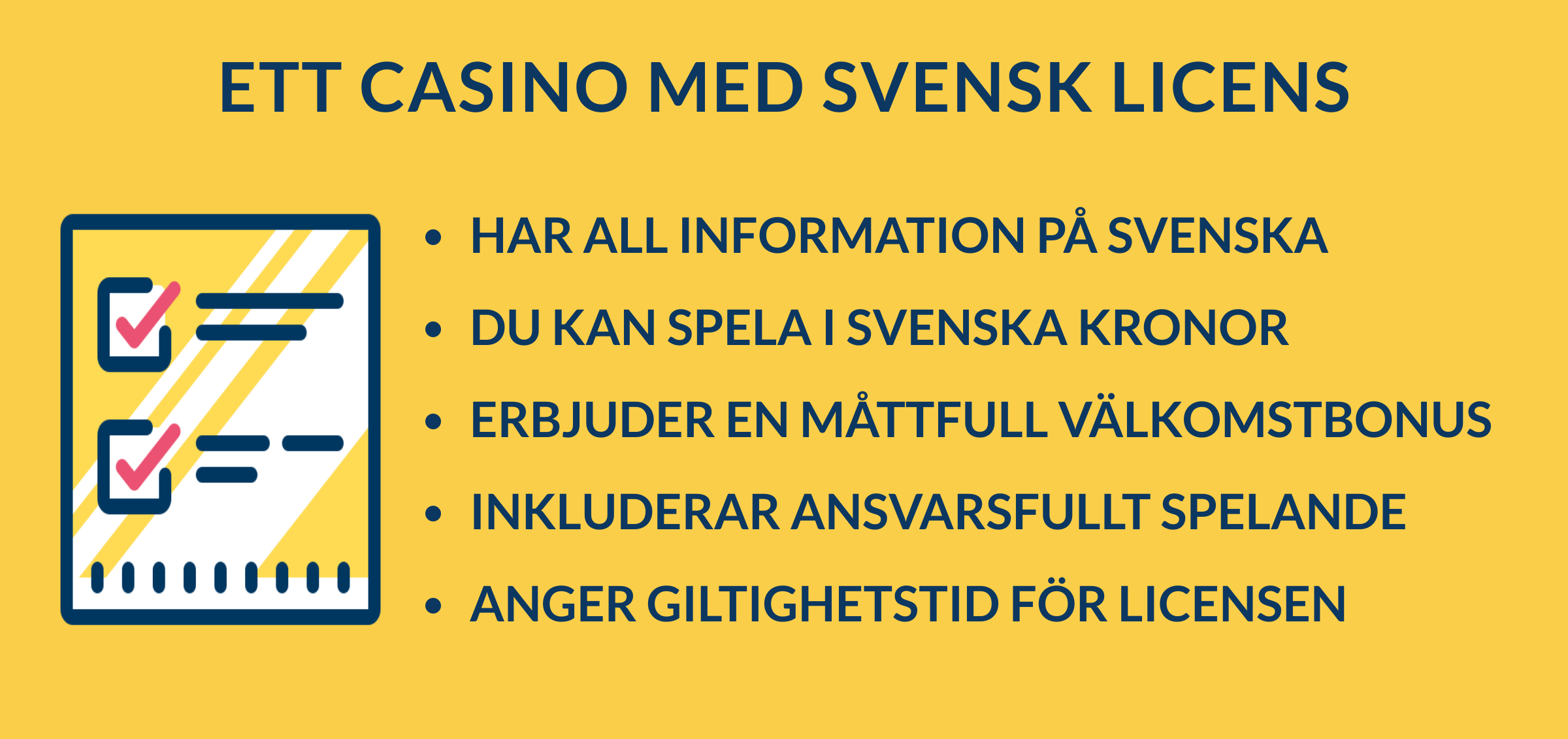 CASINO MED SVENSK LICENS 