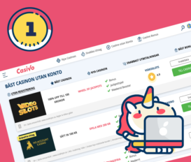 Steg 1: Välj ett casino utan konto