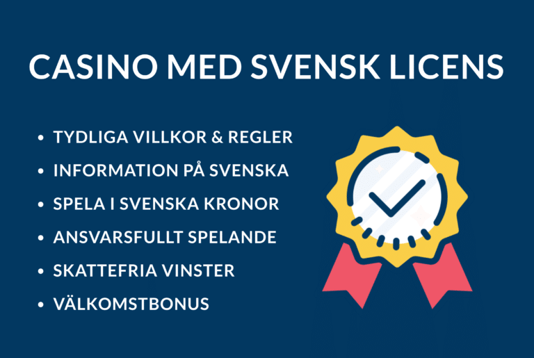 casinon med svensk licens