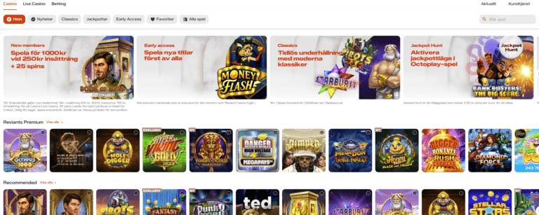 casinospel hos reviant