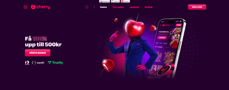 cherry casino ny välkomstbonus