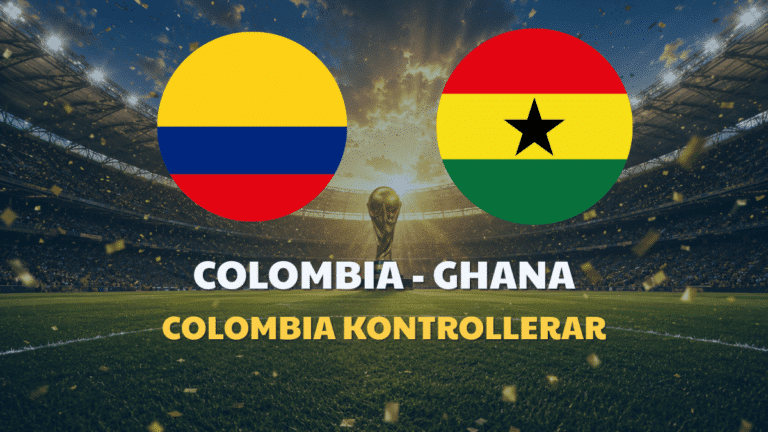 Colombia – Ghana: Speltips & Odds VM 2026