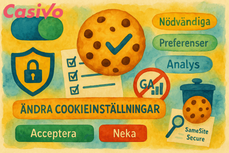 Cookie policy på Casivo.se