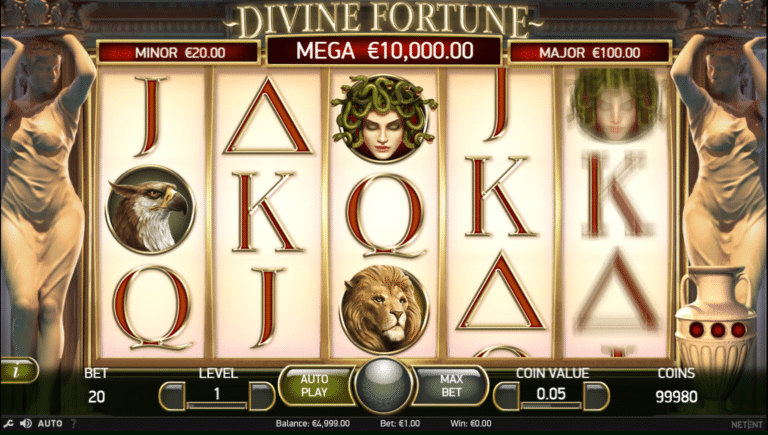 divine fortune jackpot slot