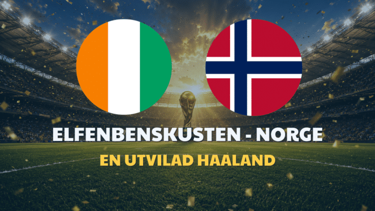 Elfenbenskusten – Norge: Speltips & Odds VM 2026