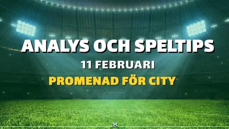 Europatipset 11/2 – Spiken på City