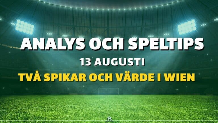 Europatipset tips 13/8