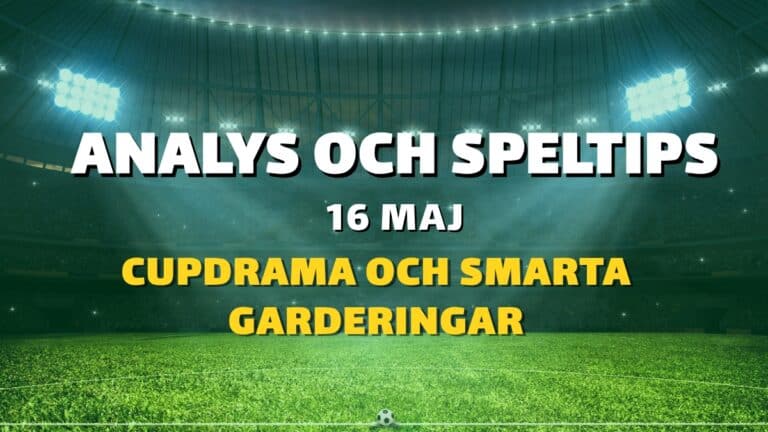 Europatipset tips 16/5