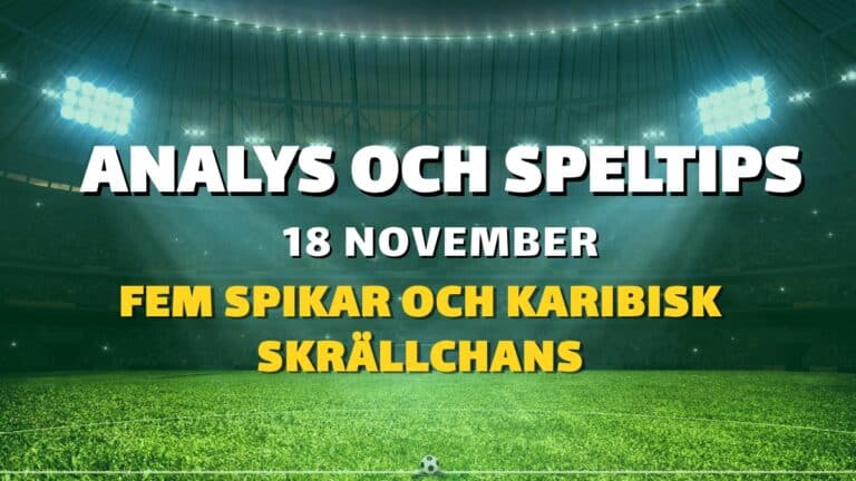 Europatipset tips 18/11