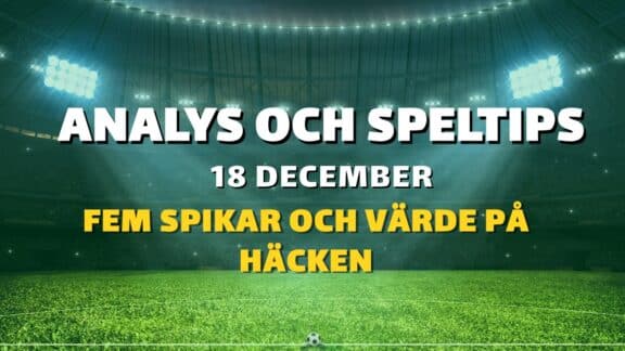 Europatipset tips 18/12