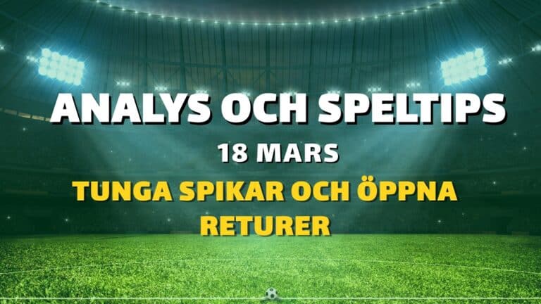 Europatipset tips 18/3