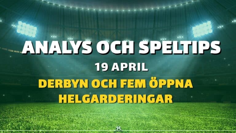 Europatipset tips 19/4