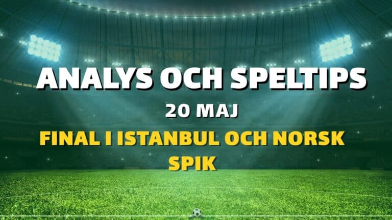 Europatipset tips 20/5