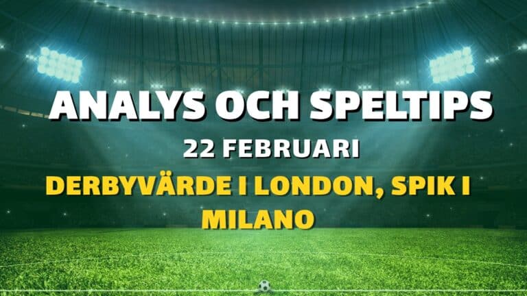 Europatipset tips 22/2