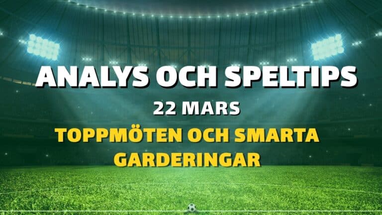 Europatipset tips 22/3