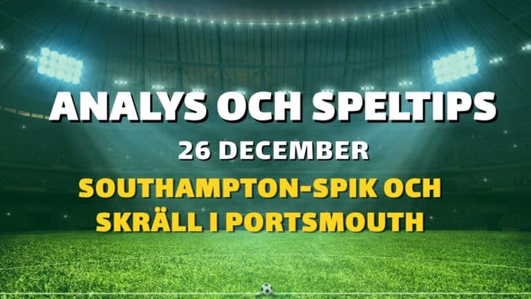 Europatipset tips 26/12