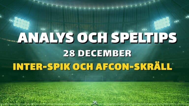 Europatipset tips 28/12