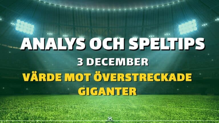 Europatipset tips tisdag 03/12