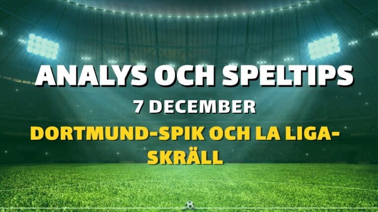 Europatipset tips 07/12