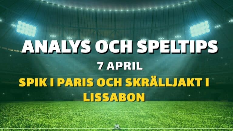 Europatipset tips 7/4