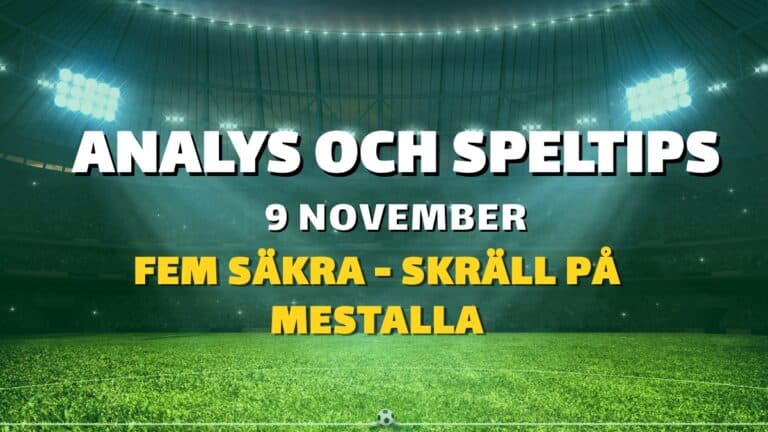 Europatipset tips 09/11